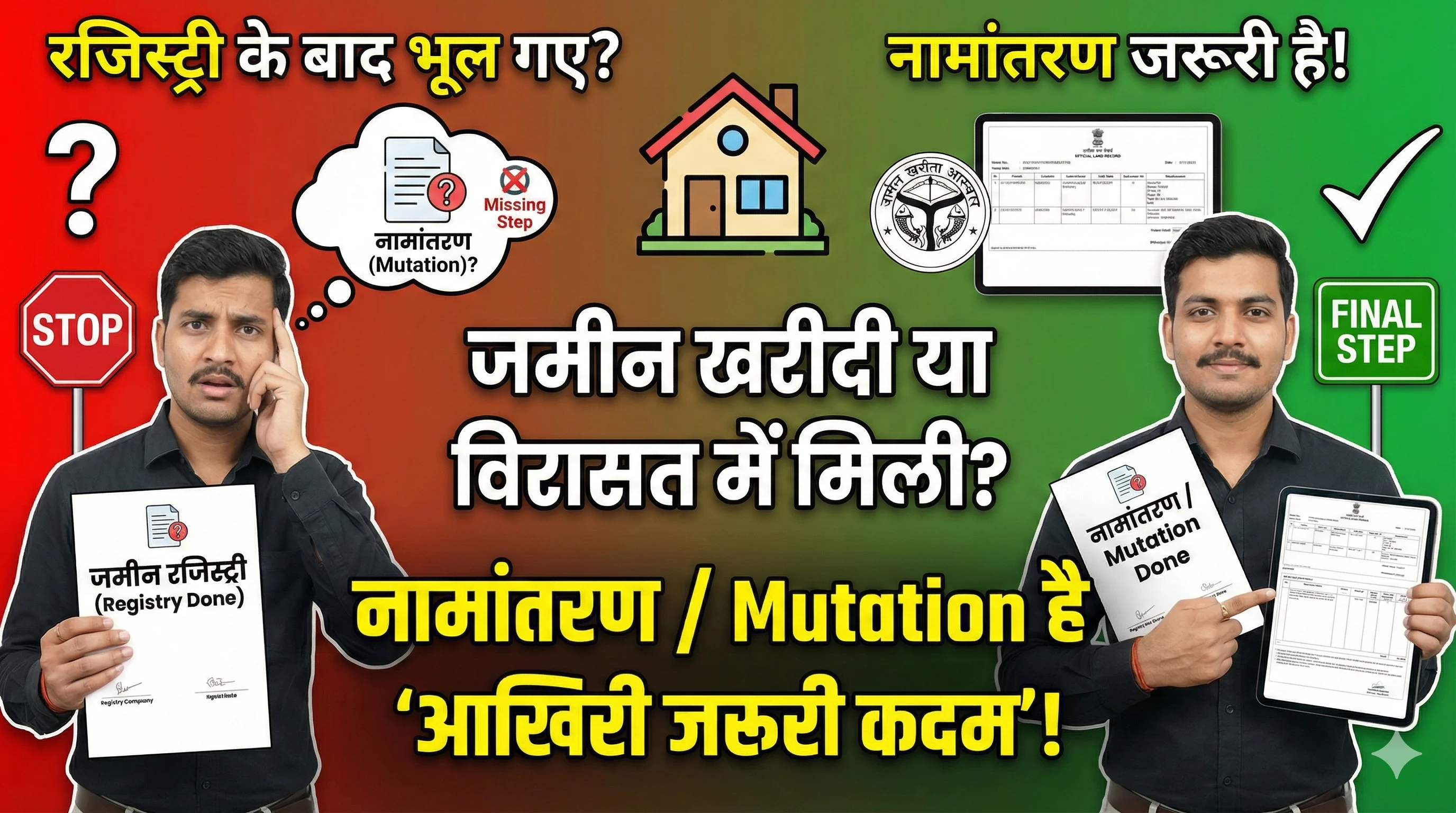 नामांतरण (Mutation): खसरा खतौनी में नाम अपडेट होने में देरी क्यों?
