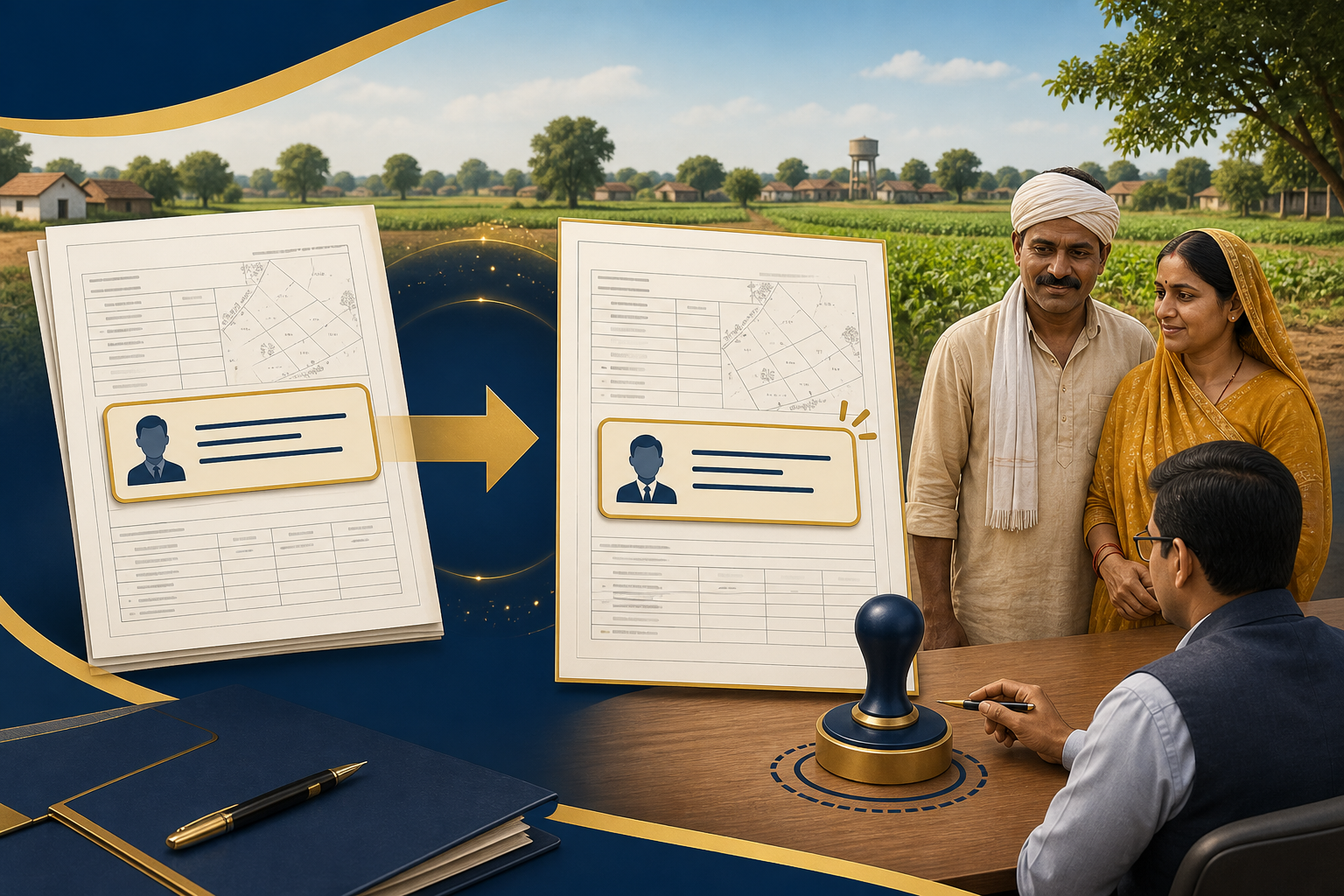 Land Record Name Change: जमीन के रिकॉर्ड में नाम कैसे बदलें?
