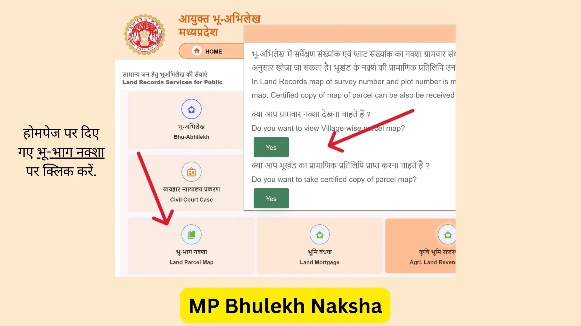 MP Bhulekh Naksha Map